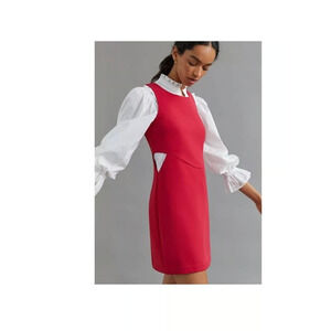 Mare Mare Anthropologie Dress Womens Extra Large Pink Cut Outs Party Romantic